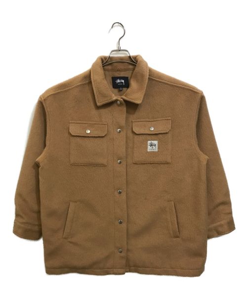 stussy（ステューシー）stussy (ステューシー) CPOジャケット ブラウン サイズ:10の古着・服飾アイテム