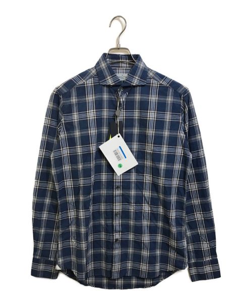 Bagutta（バグッタ）Bagutta (バグッタ) シャツ ネイビー サイズ:38 未使用品の古着・服飾アイテム