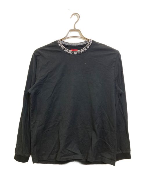 SUPREME（シュプリーム）Supreme (シュプリーム) Old English Collar Logo L/S Tee ブラック サイズ:Sの古着・服飾アイテム