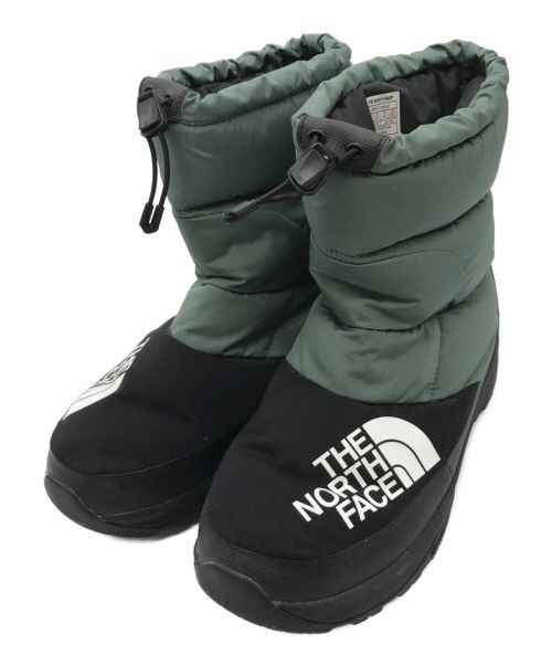 THE NORTH FACE（ザ ノース フェイス）THE NORTH FACE (ザ ノース フェイス) Nuptse Down Bootie グリーン サイズ:28の古着・服飾アイテム