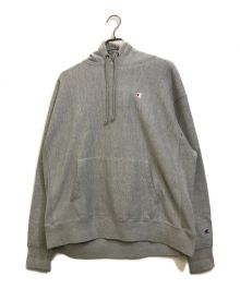 Champion REVERSE WEAVE（チャンピオン リバース ウィーブ）の古着「プルオーバーパーカー」｜グレー