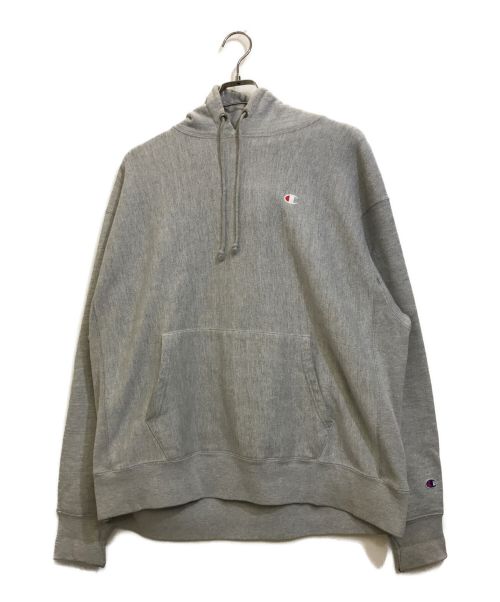 Champion REVERSE WEAVE（チャンピオン リバース ウィーブ）Champion REVERSE WEAVE (チャンピオンリバースウィーブ) プルオーバーパーカー グレー サイズ:XLの古着・服飾アイテム