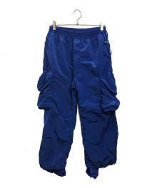 SUNNEI（スンネイ）の古着「DOUBLE ELASTIC CARGO PANTS」｜ブルー