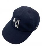 COMES AND GOESカムズアンドゴーズ）の古着「COMESANDGOES NYBYC 1935 CAP キャップ」｜ネイビー