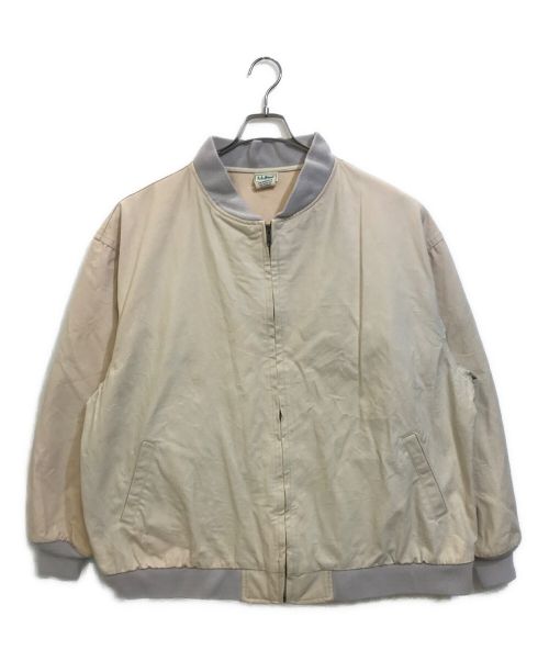 L.L.Bean（エルエルビーン）L.L.Bean (エルエルビーン) ジップアップジャケット アイボリー サイズ:XXLの古着・服飾アイテム