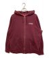 Supreme（シュプリーム）の古着「Ballerina Zip Up バレリーナプリントジップパーカー」｜ボルドー