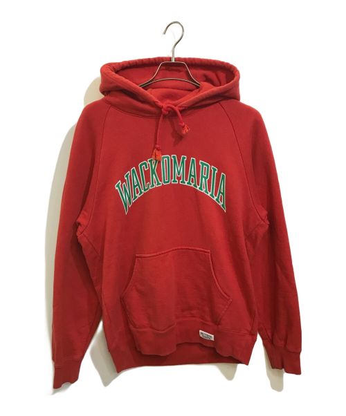 WACKO MARIA（ワコマリア）WACKO MARIA (ワコマリア) ロゴプリントパーカー レッド サイズ:Mの古着・服飾アイテム