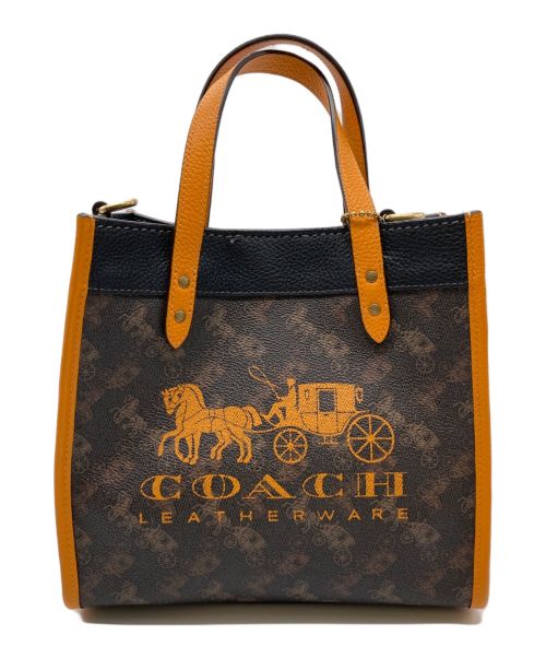 COACH（コーチ）COACH (コーチ) 2WAYショルダーバッグ ブラウンの古着・服飾アイテム