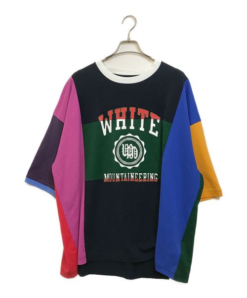 WHITE MOUNTAINEERING（ホワイトマウンテ二アニング）WHITE MOUNTAINEERING (ホワイトマウンテ二アニング) ワイドシルエット リンガーTシャツ マルチカラー サイズ:2の古着・服飾アイテム