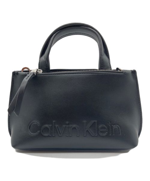 Calvin Klein（カルバンクライン）Calvin Klein (カルバンクライン) 2WAYショルダーバッグ ブラックの古着・服飾アイテム