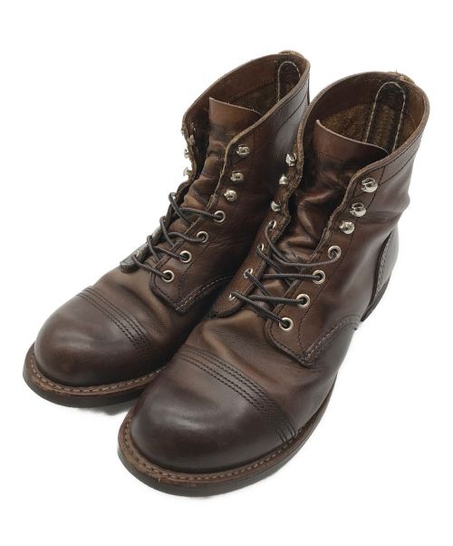 RED WING（レッドウィング）RED WING (レッドウィング) アイアンレンジャー IRON RANGER ブラウン サイズ:US9Dの古着・服飾アイテム