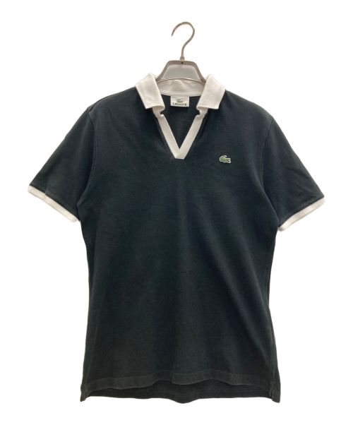 LACOSTE（ラコステ）LACOSTE (ラコステ) ポロシャツ ブラック サイズ:3の古着・服飾アイテム