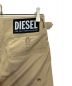 中古・古着 DIESEL (ディーゼル) コットンポプリン タック入り ワークパンツ ベージュ サイズ:Ｗ23：12000円