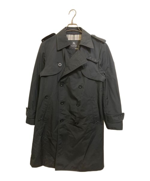 BURBERRY BLACK LABEL（バーバリーブラックレーベル）BURBERRY BLACK LABEL (バーバリーブラックレーベル) トレンチコート ブラック サイズ:Mの古着・服飾アイテム