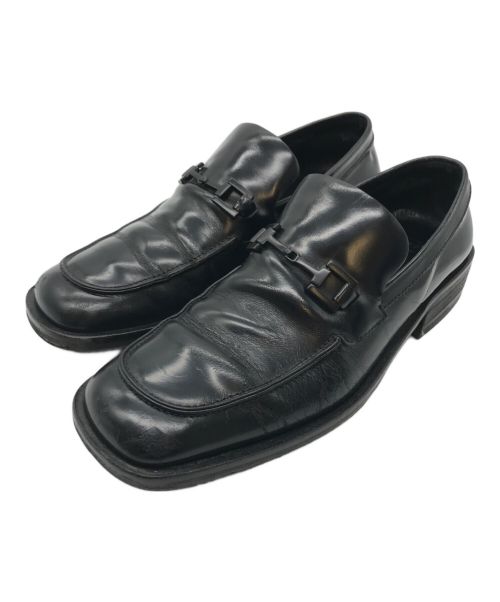 GUCCI（グッチ）GUCCI (グッチ) ホースビットローファー ブラック サイズ:SIZE 42Eの古着・服飾アイテム