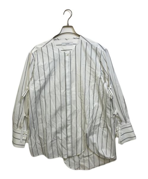 Ujoh（ウジョー）Ujoh (ウジョー) ribon unbalance shirts ホワイト サイズ:2 未使用品の古着・服飾アイテム