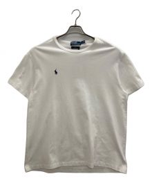 POLO RALPH LAUREN×BEAMS（ポロ・ラルフローレン×ビームス）の古着「ロゴ刺繍Tシャツ」｜ホワイト