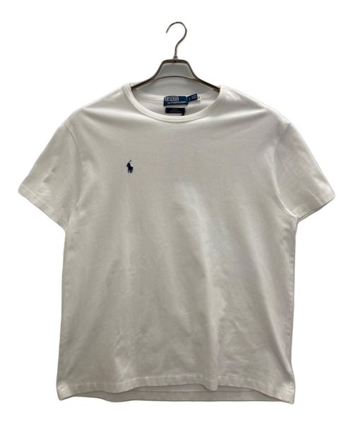 POLO RALPH LAUREN（ポロ・ラルフローレン）POLO RALPH LAUREN (ポロ・ラルフローレン) BEAMS (ビームス) ロゴ刺繍Tシャツ ホワイト サイズ:Lの古着・服飾アイテム