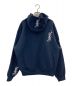 Supreme (シュプリーム) TAG LOGO HOODED SWEATSHIRT ネイビー サイズ:M：15000円