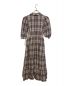 HER LIP TO (ハーリップトゥ) Bergamo Plaid Tiered Long Dress ブラウン サイズ:M：6000円