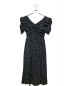 HER LIP TO (ハーリップトゥ) Roseraie Long Dress グリーン×ブラック サイズ:M：6000円