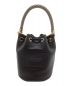 MARC JACOBS (マークジェイコブス) The Leather Bucket Bag ブラック：18000円