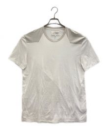 Maison Margiela（メゾンマルジェラ）の古着「切替Tシャツ」｜ホワイト×ベージュ