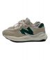 NEW BALANCE (ニューバランス) ローカットスニーカー グリーン×アイボリー サイズ:25cm：7000円