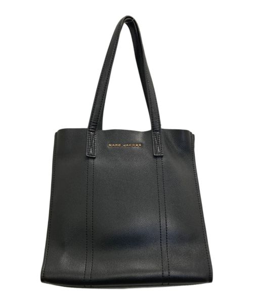 MARC JACOBS（マークジェイコブス）MARC JACOBS (マークジェイコブス) レザートートバッグ ブラックの古着・服飾アイテム