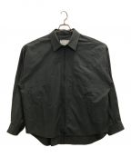 VOAAOVヴォアーブ）の古着「タイプライターL/Sジップシャツ」｜ブラック