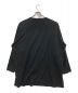 GROUND Y (グラウンドワイ) COTTON JERSEY ZIPPER DETAIL LONG SLEEVE T-SHIRT ブラック サイズ:3：9000円