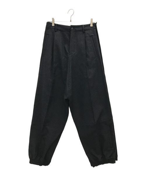 beautiful people（ビューティフルピープル）beautiful people (ビューティフルピープル) double-end gingham cloth track pants ブラック サイズ:40 未使用品の古着・服飾アイテム