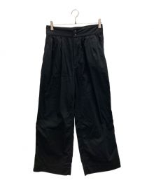 MHL（エムエイチエル）の古着「SOFT DENSE COTTON WIDE PANTS」｜ブラック