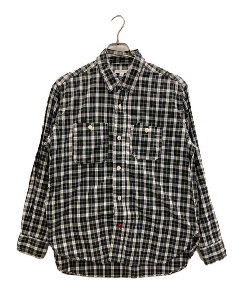 Engineered Garments（エンジニアド ガーメンツ）Engineered Garments (エンジニアド ガーメンツ) Charcoal (チャコール) チェックシャツ グリーン×ネイビー サイズ:Sの古着・服飾アイテム