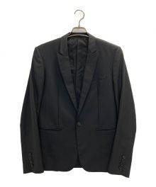 LAD MUSICIAN（ラッドミュージシャン）の古着「WOOL GABARDINE STANDARD 1B JACKET テーラードジャケット」｜ネイビー