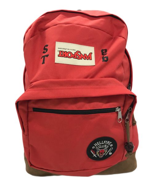 JANSPORT（ジャンスポーツ）JANSPORT (ジャンスポーツ) Stranger Things (ストレンジャーシングス) リュック レッドの古着・服飾アイテム