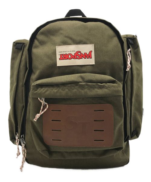 JANSPORT（ジャンスポーツ）JANSPORT (ジャンスポーツ) STRANGER THINGS (ストレンジャーシングス) リュック グリーンの古着・服飾アイテム