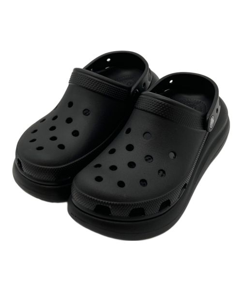 crocs（クロックス）crocs (クロックス) クラシッククラッシュクロッグ ブラック サイズ:24cm 未使用品の古着・服飾アイテム