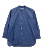 CristaSeyaクリスタセヤ）の古着「MAO SHIRT シルク混マオカラーシャツ」｜ブルー