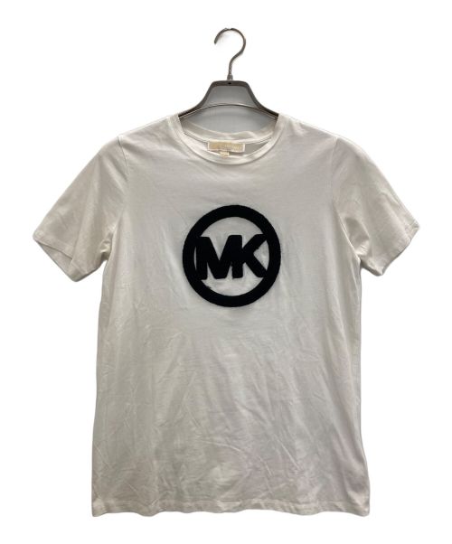 MICHAEL KORS（マイケルコース）MICHAEL KORS (マイケルコース) 半袖カットソー ホワイト×ブラック サイズ:Sの古着・服飾アイテム