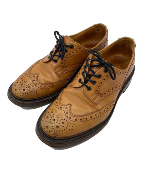 Tricker's（トリッカーズ）Tricker's (トリッカーズ) バートン ウィングチップシューズ ブラウン サイズ:未記入の古着・服飾アイテム