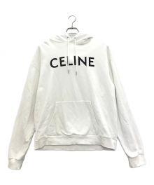 CELINE（セリーヌ）の古着「ルーズ フーディー」｜ホワイト