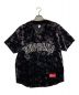 Supreme（シュプリーム）の古着「Floral Velour Baseball Jersey」｜ブラック