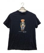 POLO RALPH LAURENポロ・ラルフローレン）の古着「ポロベアプリントTシャツ」｜ネイビー