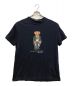 POLO RALPH LAUREN（ポロ・ラルフローレン）の古着「ポロベアプリントTシャツ」｜ネイビー