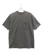 Graphpaperグラフペーパー）の古着「S/S Pocket Tee」｜グレー