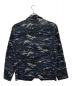 Barbour (バブアー) WHITE MOUNTAINEERING (ホワイトマウンテ二アニング) WAVE PRINT LAPEL JACKET ネイビー サイズ:S：10000円