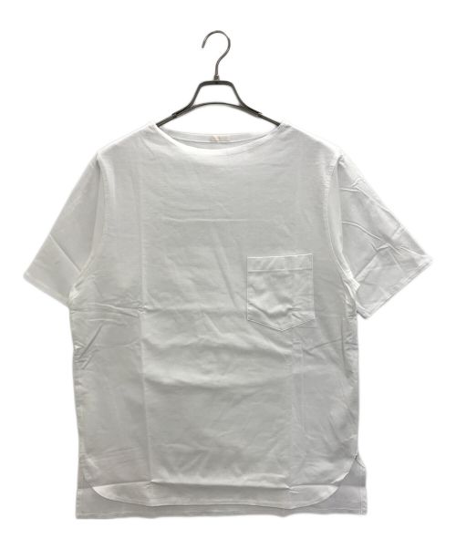 COMOLI（コモリ）COMOLI (コモリ) ボートネックポケットTシャツ ホワイト サイズ:未記入の古着・服飾アイテム