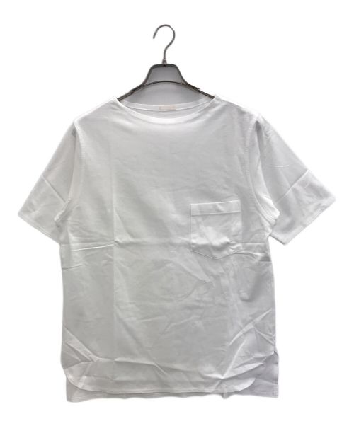 COMOLI（コモリ）COMOLI (コモリ) ボートネックポケットTシャツ ホワイト サイズ:未記入の古着・服飾アイテム