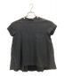 sacai（サカイ）の古着「Pleated cotton T-shirt」｜ブラック